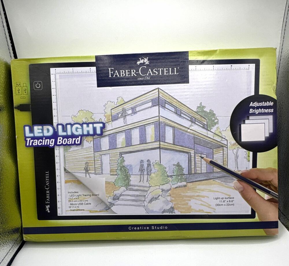 Faber-Castell LED A4 Tracing Pad Board Adjustable Brightness